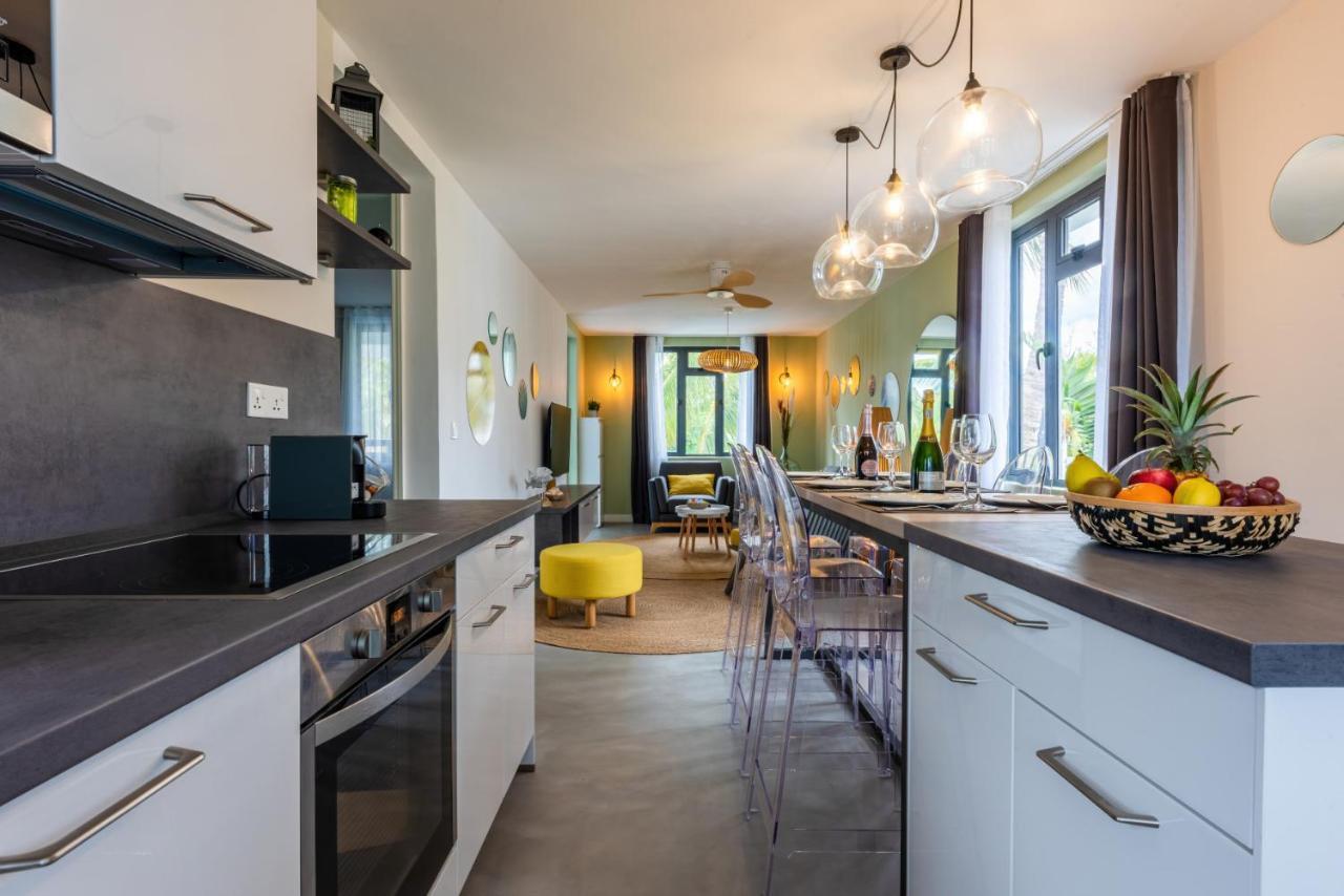 Les Cerisiers Beach Residence, Cosy And Modern 3 Bedroom Apartment Located 50 Metres From The Beach And From All Amenities And Restaurants On The Coastal Road Flic-en-Flacq Eksteriør billede